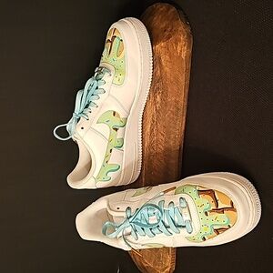 Custom Vicky Voung Ice Cream Nike Airforce 1's